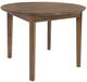 LH Home Gia Warm Pecan Round Dining Table-0