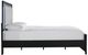 Signature Design by Ashley® Maeling Black Queen Upholstered Panel Bed-4