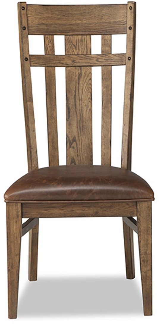 Intercon River Weathered Saddle Lattice Back Chair-0