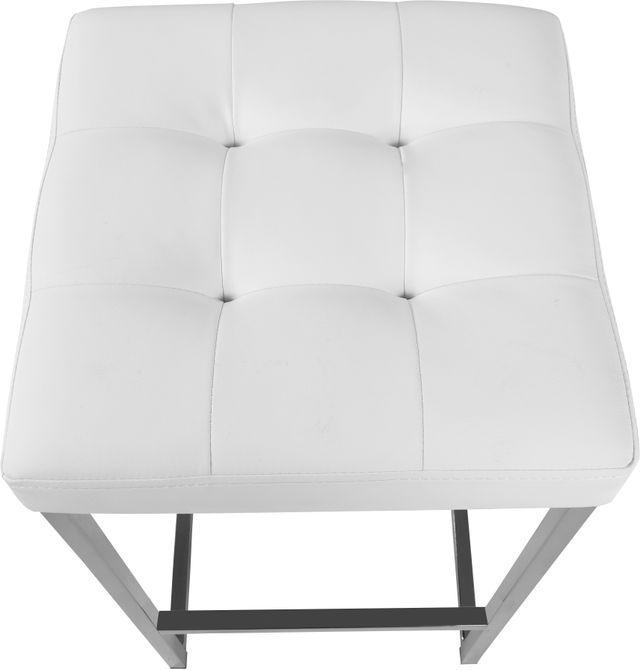 Meridian Furniture Nicola White Faux Leather Counter Stool-2