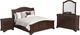 Elements International Cameron 4-Piece Cherry King Panel Bedroom Set-0