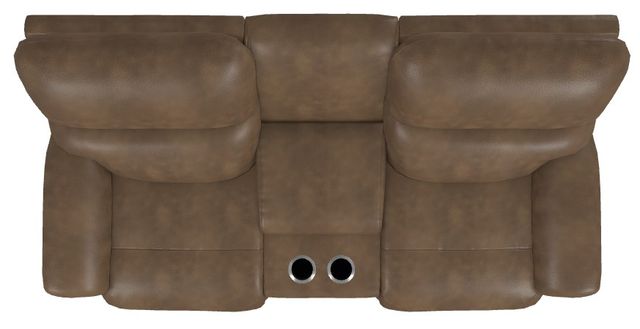 La-Z-Boy® Brooks Ash Reclining Manual Loveseat with Console-4