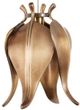 Currey & Company Iota Antique Antique Brass/Silver Rectangular Multi-Drop Pendant Lighting-1