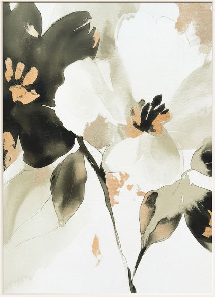Classy Living Poetic Whispering Petals II Wall Art-1