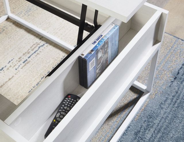 Signature Design by Ashley® Deznee White Lift Top Coffee Table-3
