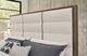LM Co Home By Vaughan-Bassett Crafted Oak by Ben & Erin Napier Aged Gray/Oatmeal King Upholstered Panel Bed-1