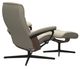 Stressless® by Ekornes® Customizable Opal Small Manual Recliner and Ottoman with Cross Base-3