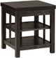 Signature Design by Ashley® Gavelston Rubbed Black Square End Table-1