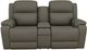 La-Z-Boy® Dorian Smoke Manual Reclining Loveseat with Console-1