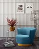TOV Furniture Noah Lake Blue Swivel Chair-4