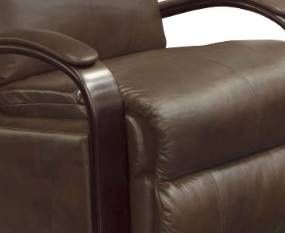 Catnapper® Gianni Cocoa Lay Flat Power Recliner with Heat and Massage-1