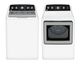 GE® White Top Load Washer & Electric Dryer Laundry Pair-0