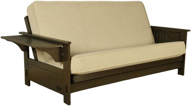 Kodiak Furniture Jozie Graystone/Taber Cashmere Full Futon Frame with Mattress-0