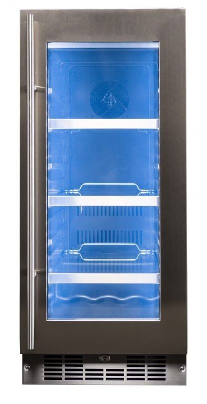 Silhouette® 15" 3.1 Cu. Ft. Stainless Steel Frame Beverage Center-1