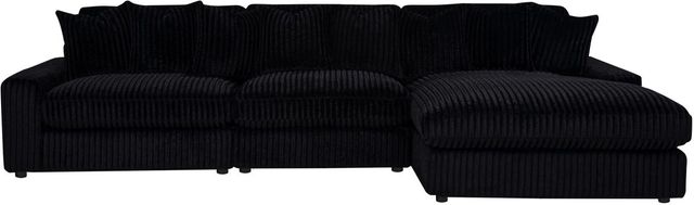 Coaster® Blaine 3-Piece Black L-Shaped Sectional with Chaise-3