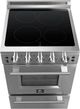 FORNO® Loiano 24" Stainless Steel Freestanding Electric Range-3