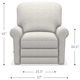 La-Z-Boy® Addison Briar Manual Gliding Recliner-5