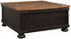 Signature Design by Ashley® Valebeck Light Brown Square Lift Top Coffee Table with Rustic Black Base-0