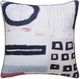 Stylecraft Norman Wyatt Home Black/White Geometric Designer Pillow-0