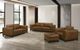 New Classic® Home Furnishings Sayer Leather Brown Ottoman-3