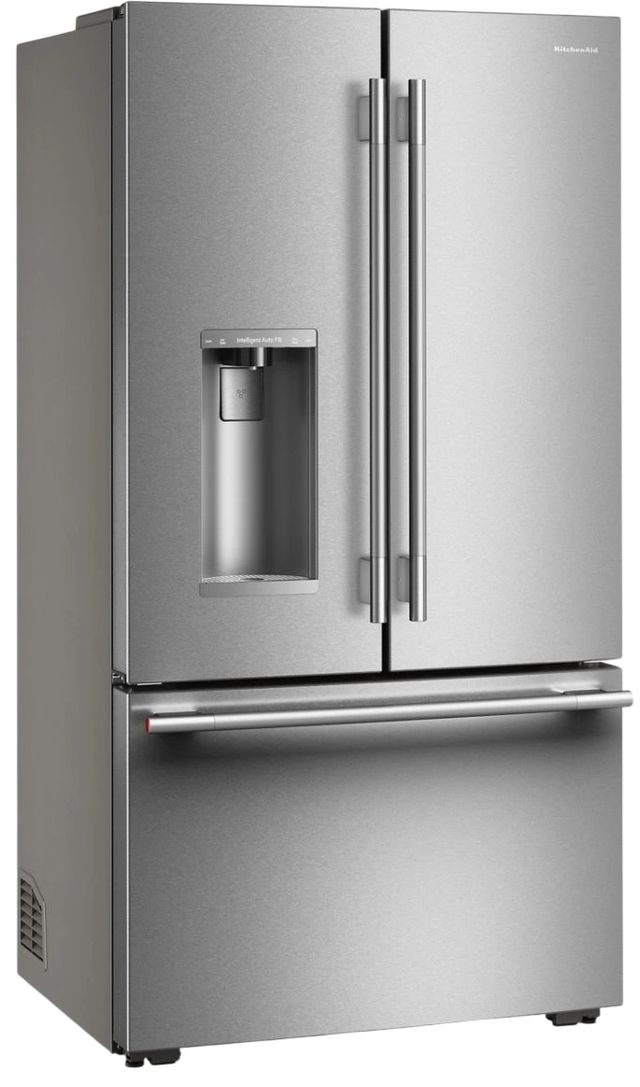KitchenAid® 36" 23.1 Cu. Ft. Fingerprint Resistant Stainless Steel Counter Depth French Door Refrigerator with Intelligent Auto Fill-2