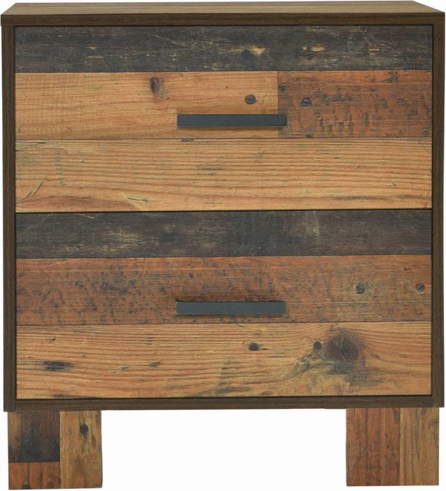 Coaster® Sidney Rustic Pine Nightstand-1