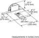 Thermador® 400 CFM Stainless Steel Internal Blower-1