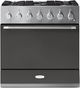 AGA™ Mercury 36" Stainless Steel Pro Style Dual Fuel Range with Slate Door-0