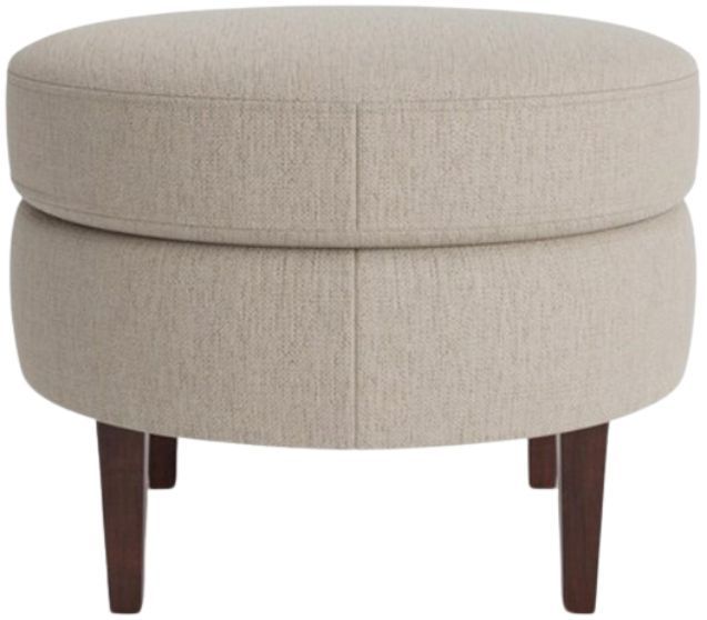 Bassett® Furniture Customizable Delway 25" Round Ottoman-1
