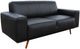 Mazin Furniture Ipanema Black Loveseat-0