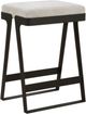 Uttermost® Hover Aged Black/Ivory Counter Stool-0