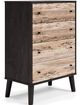 Signature Design by Ashley® Piperton 4-Piece Two-tone Brown/Black Twin Panel Headboard Set-3