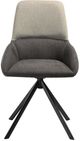 Armen Living Maverick 2-Piece Light Gray Dining Chair Set-0