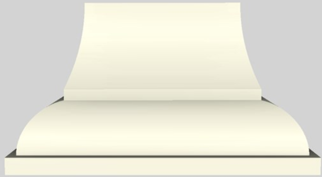 Vent-A-Hood® Designer Series 54" Biscuit Wall Mounted Range Hood