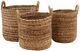 Dovetail Furniture Milos 3-Piece Natural Basket Set-1