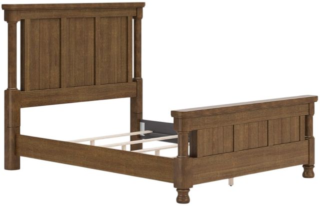 Signature Design by Ashley® Chadworth Brown Queen Poster Bed-0