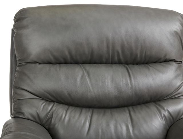La-Z-Boy® Joshua Grey Leather Manual Rocking Recliner-4