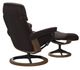 Stressless® by Ekornes® Customizable Ruby Medium Signature Base Recliner and Ottoman-3
