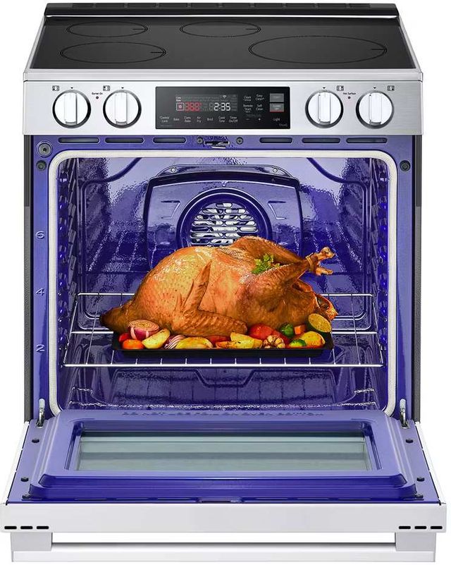 LG 30" PrintProof® Stainless Steel Slide-In Induction Range with ProBake Convection®-3