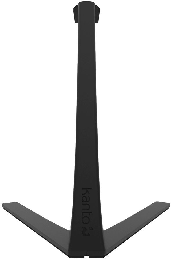 Kanto Black Headset Stand with Silicone Padding and Adapter Holder-4