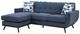 Homelegance® Everton 2-Piece Blue Reversible Sectional and Chaise-3