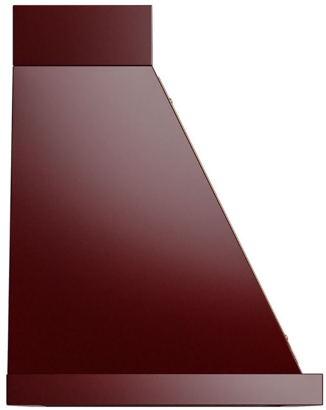 Ilve® Nostalgie II Noblesse 36" Burgundy Wall Mounted Range Hood-2