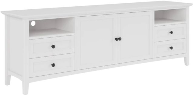 Modus Furniture Grace Snowfall 84" Entertainment Console-0