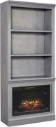 aspenhome® Churchill Smokey Gray 74" Fireplace Display Case-0