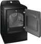 Samsung Brushed Black Top Load Washer & Gas Dryer Laundry Pair-3