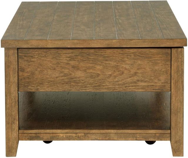 Coaster® Payne Distressed Brown Lift Top Coffee Table-4