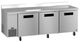 Hoshizaki Steelheart® 93" 30.2 Cu. Ft. Stainless Steel Three Section Worktop Side Mount Refrigerator-2