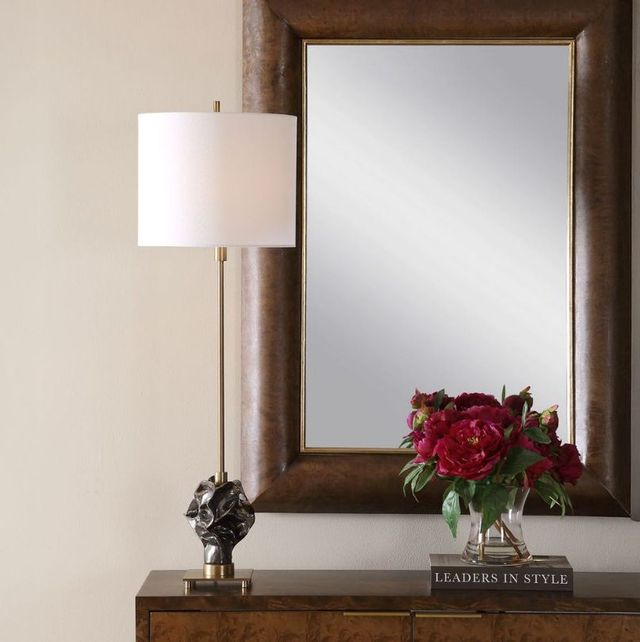 Uttermost® Fiori Dark Bronze Sculptural Buffet Lamp-1