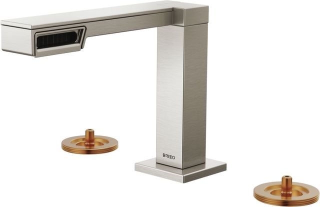 Brizo Frank Lloyd Wright® Brilliance® Luxe Nickel® Widespread Lavatory Faucet-0