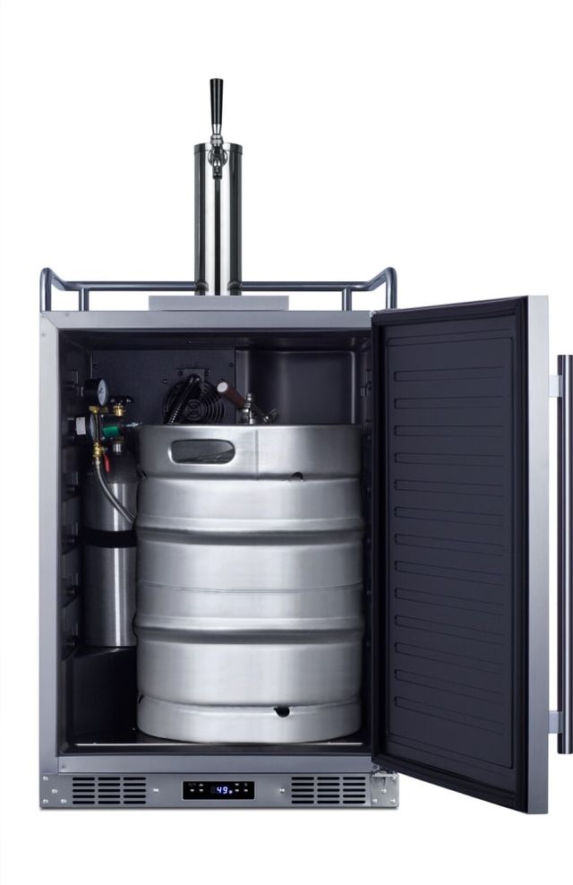 Summit® 24" Stainless Steel Outdoor Kegerator -4